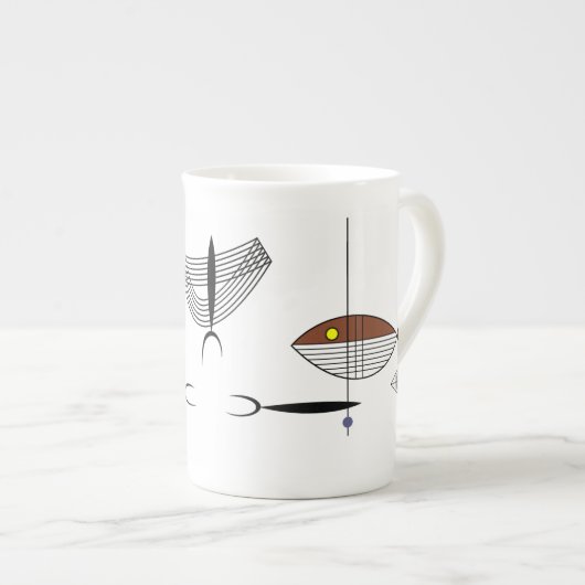 WELL VAN DE ZEE Bone China Mok (Voorkant rechts)