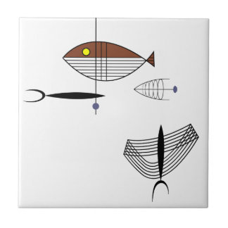 WELL VAN HET ZEE keramische tapijtschelp Trivet 4, Tegeltje