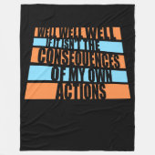 Well Well Well If It Isn't The Consequences Of My Fleece Deken (Voorkant)