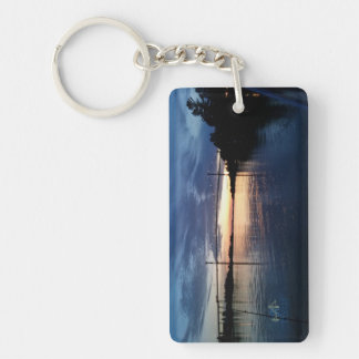 Wellesley Island Bridge Sunset sleutelhanger