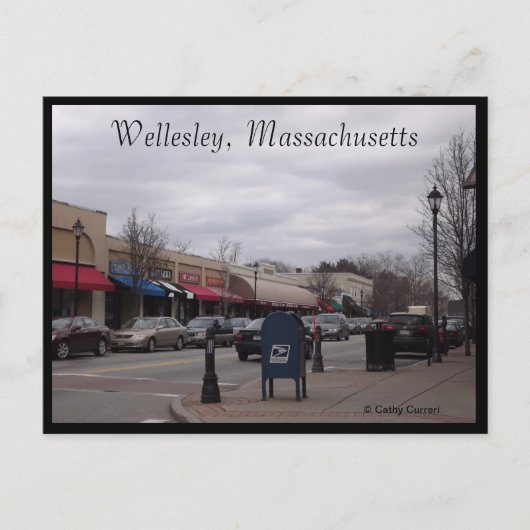 Wellesley, Massachusetts Briefkaart (Voorkant)