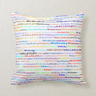 Wellesley Text Design II Lisse Oreiller