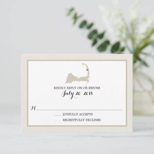 Wellfleet Cape Cod | Mariage RSVP (Debout devant)