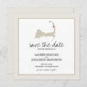Wellfleet Cape Cod Wedding Save the Date (Voorkant / Achterkant)