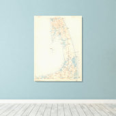 Wellfleet, Massachuset Canvas Afdruk (Insitu (Houten vloer))