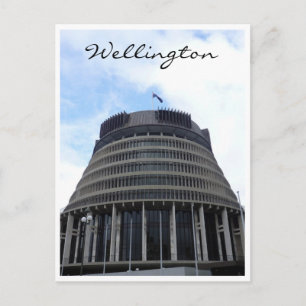 wellington beehive nz briefkaart