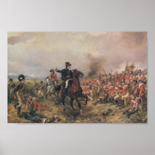 Wellington bij Waterloo Poster