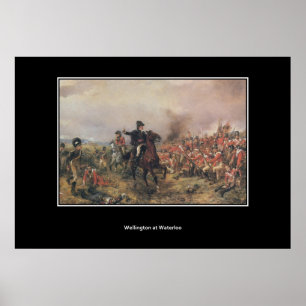 Wellington bij Waterloo Vintage Poster
