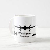 Wellington Bomber, Silhouette Mug (Devant gauche)