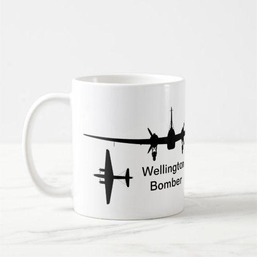 Wellington Bomber, Silhouette Mug (Gauche)