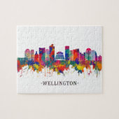 Wellington New Zealand Skyline Legpuzzel (Horizontaal)