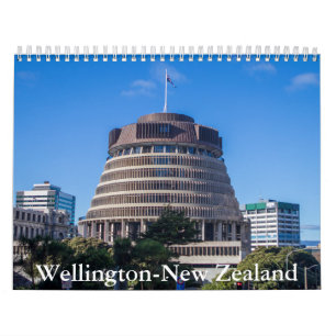 Wellington-Nieuw-Zeeland Kalender