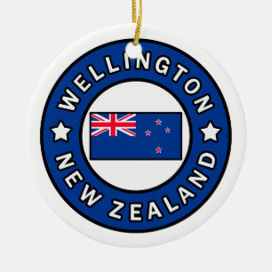 Wellington Nieuw-Zeeland Keramisch Ornament