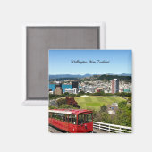 Wellington, Nieuw-Zeeland Magneet (Voorkant / Achterkant)