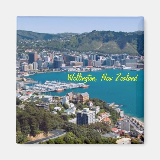 Wellington Nieuw Zeeland magneten (Voorkant)