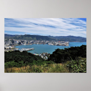 Wellington Nieuw-Zeeland Poster