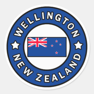 Wellington Nieuw-Zeeland Ronde Sticker