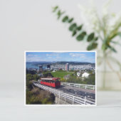 wellington rode kabelauto briefkaart (Staand voorkant)