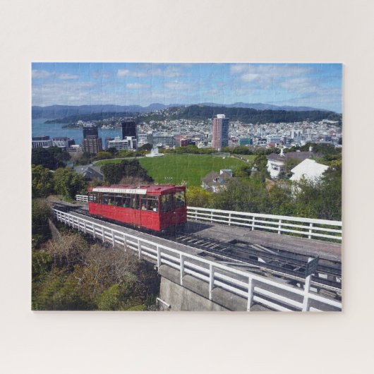 wellington rode kabelauto legpuzzel (Horizontaal)