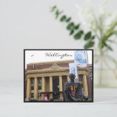 wellington spoorwegstandbeeld briefkaart (Staand voorkant)