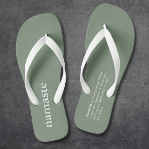 Wellness Eenvoudige Namaste Minimalistische Yoga D Teenslippers