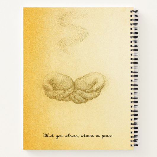 Wellness émotionnel Carnet spiral couverture rigid (Dos)