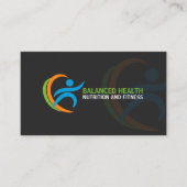 Wellness en Nutrition Coach Visitekaartje (Voorkant)