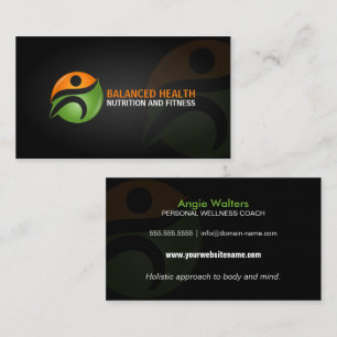 Wellness en Nutrition Coach Visitekaartje
