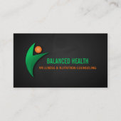Wellness Nutrition and Fitness Coach Visitekaartje (Voorkant)