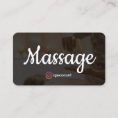 Wellness Professionele Massagetherapie Visitekaartje (Achterkant)