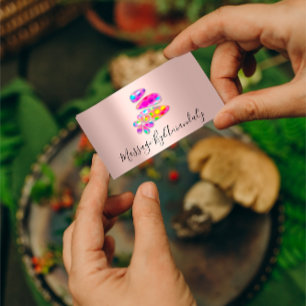 Wellness Spa Massage Therapy Reflexology Holograph Visitekaartje