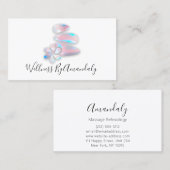 Wellness Spa Massage Therapy Roos Reflexology Visitekaartje (Voorkant / Achterkant)