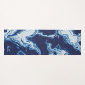 Wellness Waters Exercise Mat - Navy Blue Fluid (Voorkant (horizontaal))