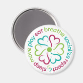 Wellness Wheel Magneet (Voorkant / Achterkant)