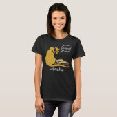 wellreadcat basic donker T-shirt (Voorkant volledig)