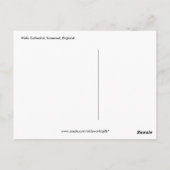 Wells Cathedral, Somerset, Engeland Briefkaart (Achterkant)