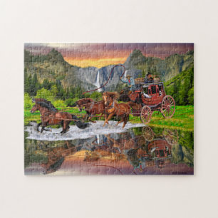 WELLS FARGO STAGECOACH LEGPUZZEL