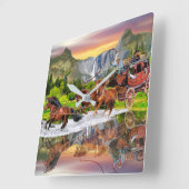 WELLS FARGO STAGECOACH VIERKANTE KLOK (Hoek)