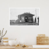 Wells Fargo Tanana Alaska 1909 Poster (Keuken)