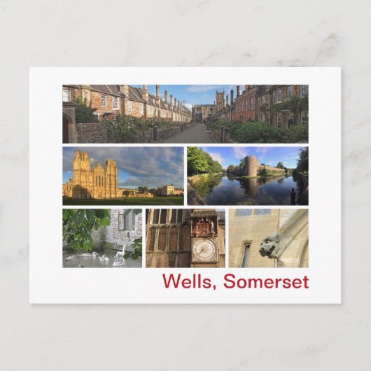 Wells, Somerset Briefkaart (Voorkant)