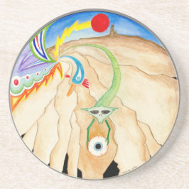 "Wellspring" Mandala Drink Onderzetter