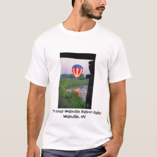Wellsville Balloon Rally Mannen T Shirt
