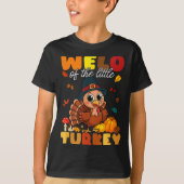 Welo Of The Little Turkey Thanksgiving Baby Shower T-shirt (Voorkant)
