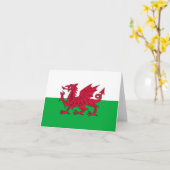 Welse draakvlag kaart (Gele Bloem)