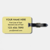 Welsh At Heart Bagagelabel Sjabloon, Wales (Achterkant horizontaal)