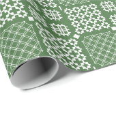 Welsh Blanket Pattern Tapestry Carthen Cadeaupapier (Rol Hoek)