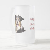 Welsh Border Collie Beer Mok (Voorkant links)