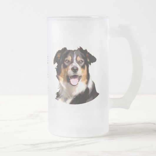 Welsh Border Collie Beer Mok (Rechts)