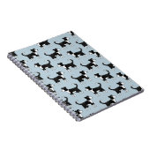 Welsh Border Collie Sheepdog Cute Pattern Notitieboek (Rechterzijde)