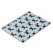 Welsh Border Collie Sheepdog Cute Pattern Notitieboek (Linkerzijde)